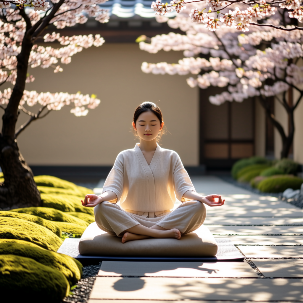 Beginner meditation guide illustration with 2025 research updates